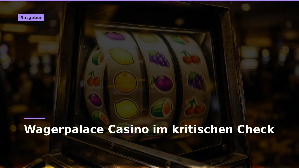 Wagerpalace Casino im kritischen Check