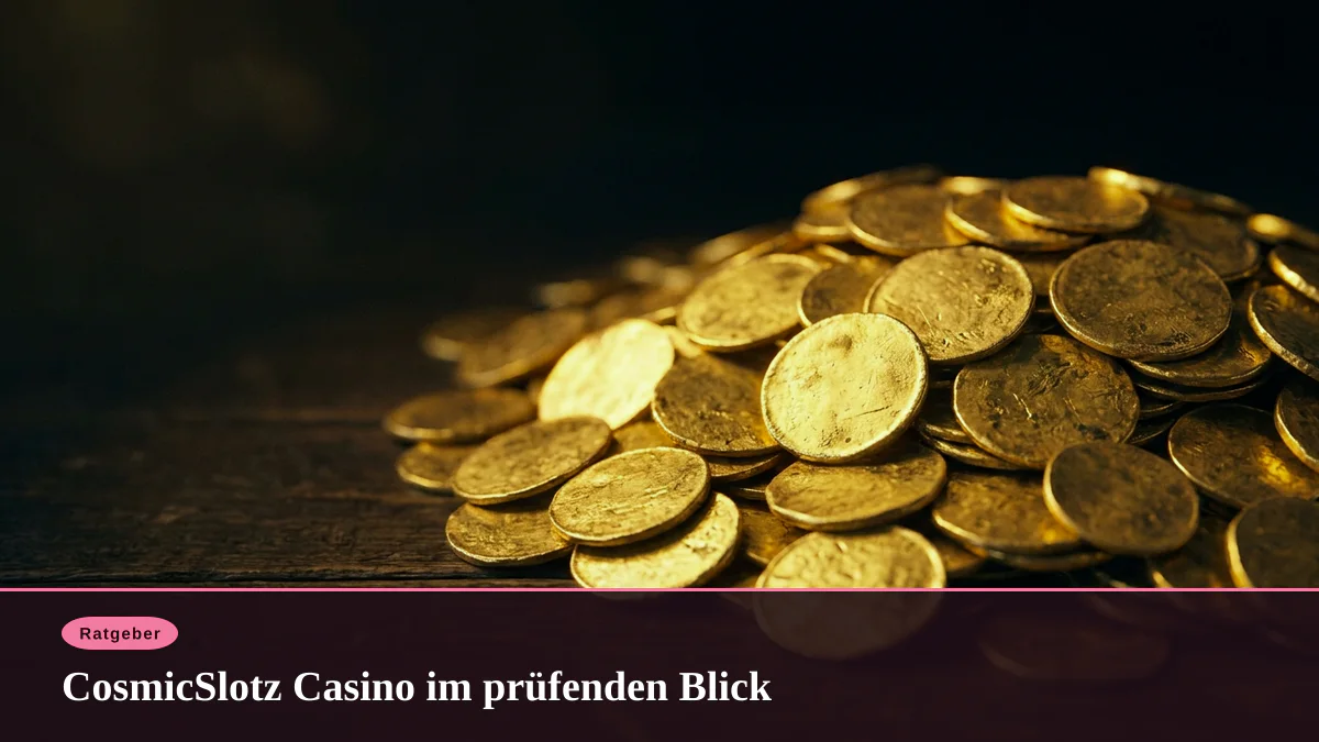 CosmicSlotz Casino im prüfenden Blick