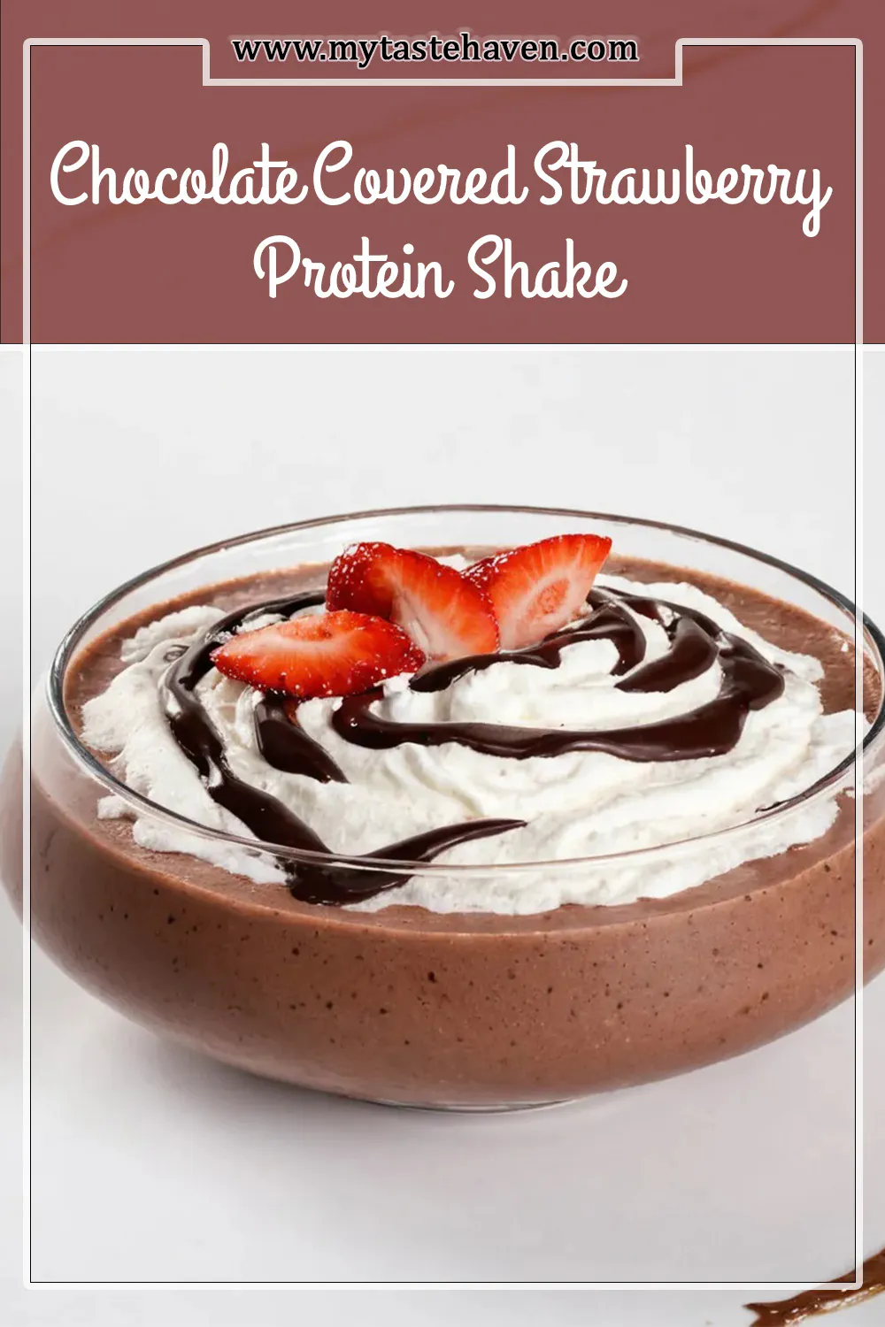 Chocolate Covered Strawberry Protein Shake