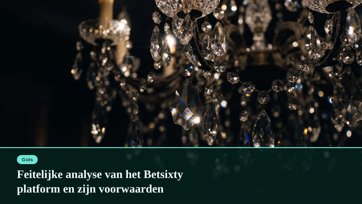 Feitelijke analyse van het Betsixty platform en zijn voorwaarden