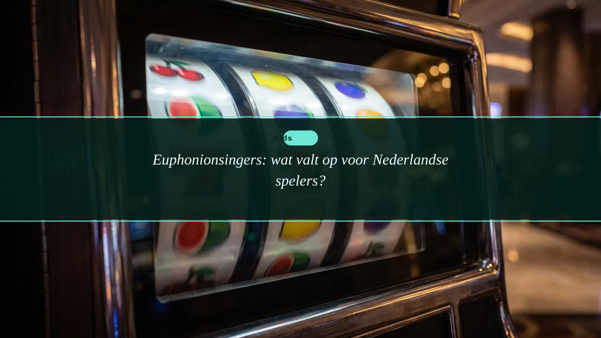 Euphonionsingers: wat valt op voor Nederlandse spelers?