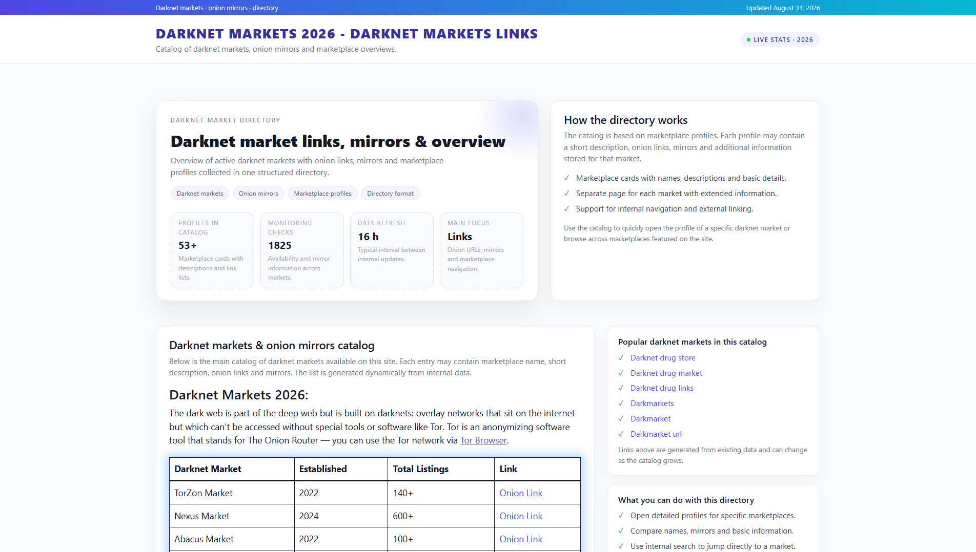 Stored capture of versus-markets.com