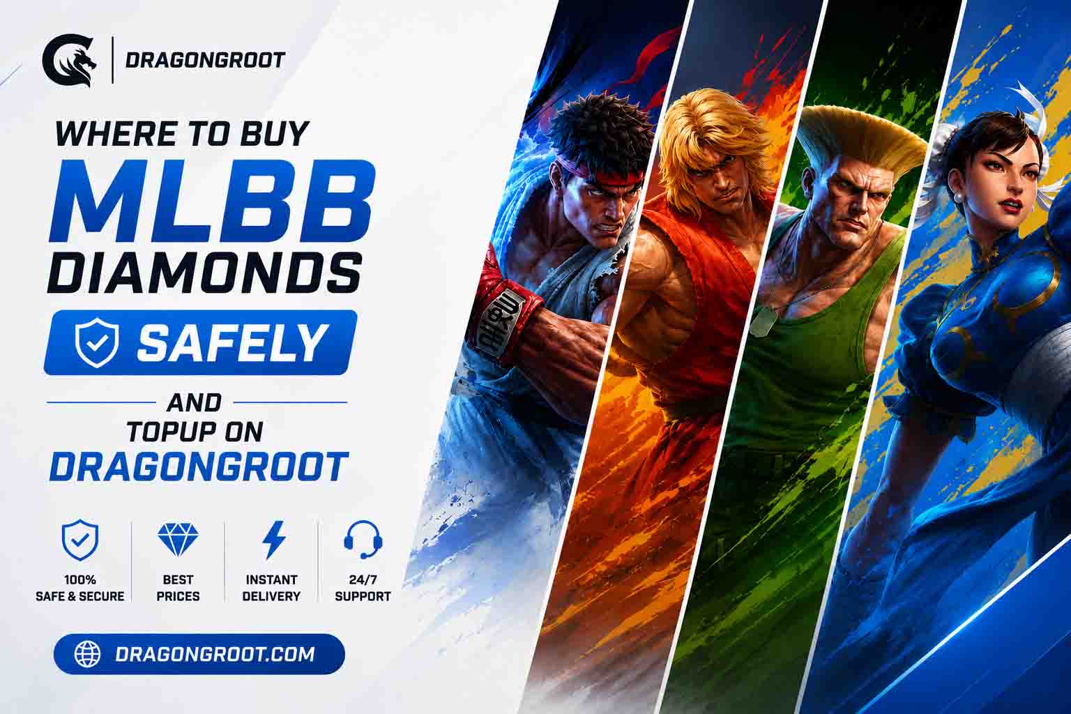 Where to buy MLBB diamonds safely and top up on DragonGroot