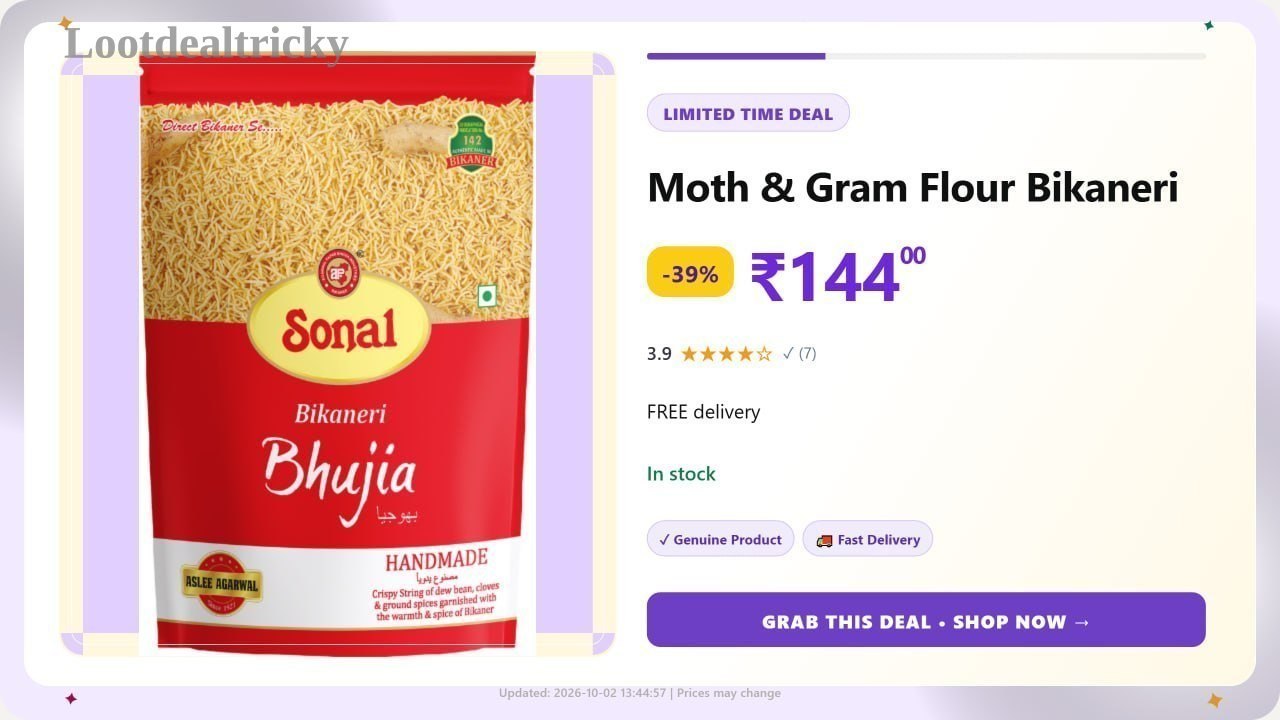 sonal Bikaneri Bhujia – Just ₹144 | Top Unbeatable Deal sonal Bikaneri Bhujia – Just ₹144 | Top Unbeatable Deal