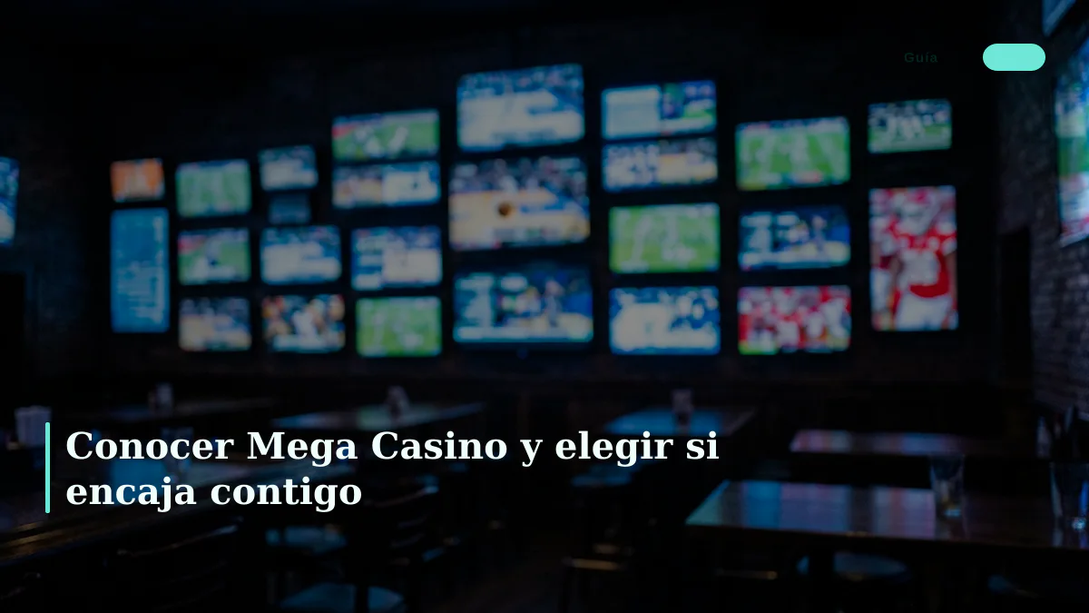 Conocer Mega Casino y elegir si encaja contigo