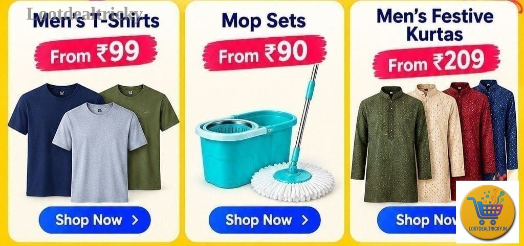 Shopsy Loot Grabfast – Just ₹99 | Lowest Price Deal Shopsy Loot Grabfast – Just ₹99 | Lowest Price Deal