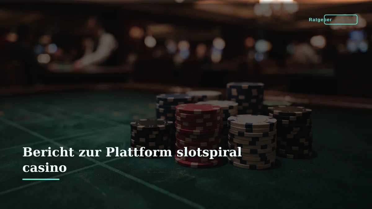 Bericht zur Plattform slotspiral casino