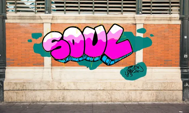 Graffiti artwork by Village