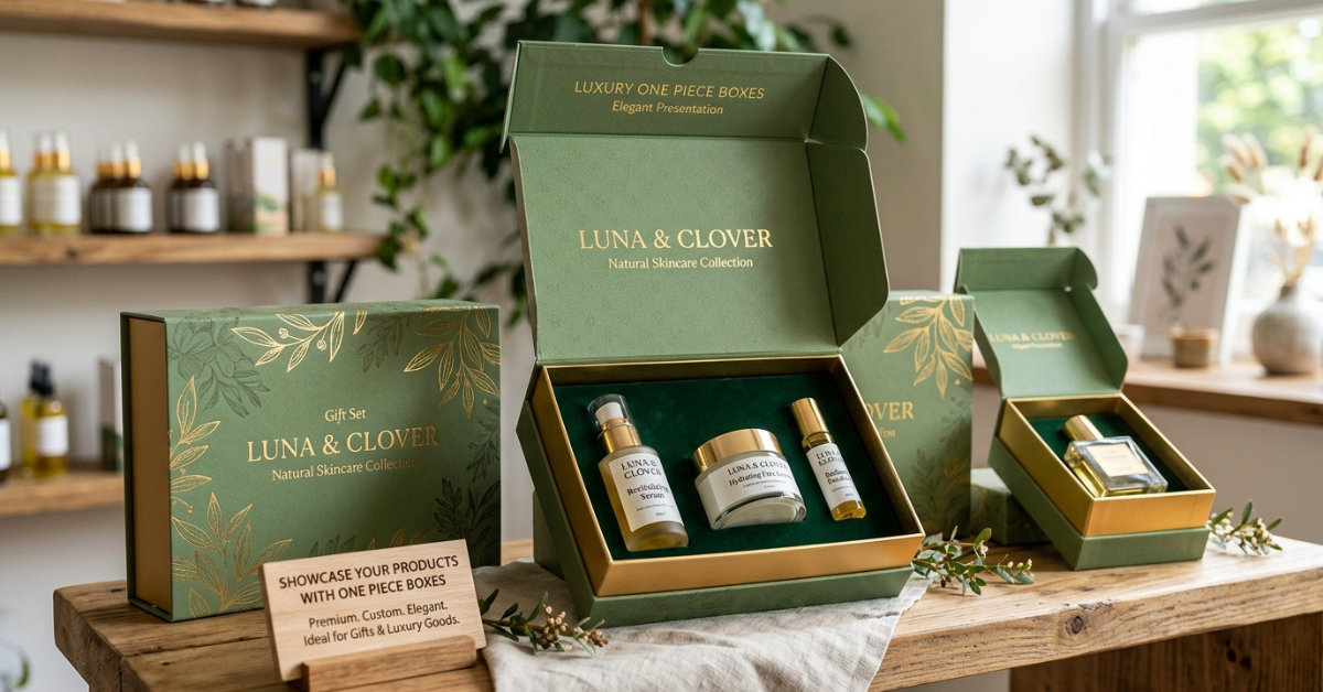 Showcase your product using one piece boxes