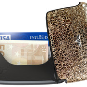 Card Case Open Metallic Stone Leather (1)