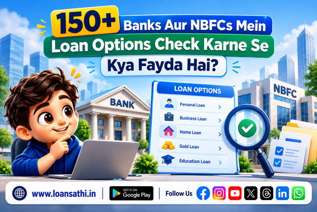 150+ Banks Aur NBFCs Mein Loan Options Check Karne Se Kya Fayda Hai?