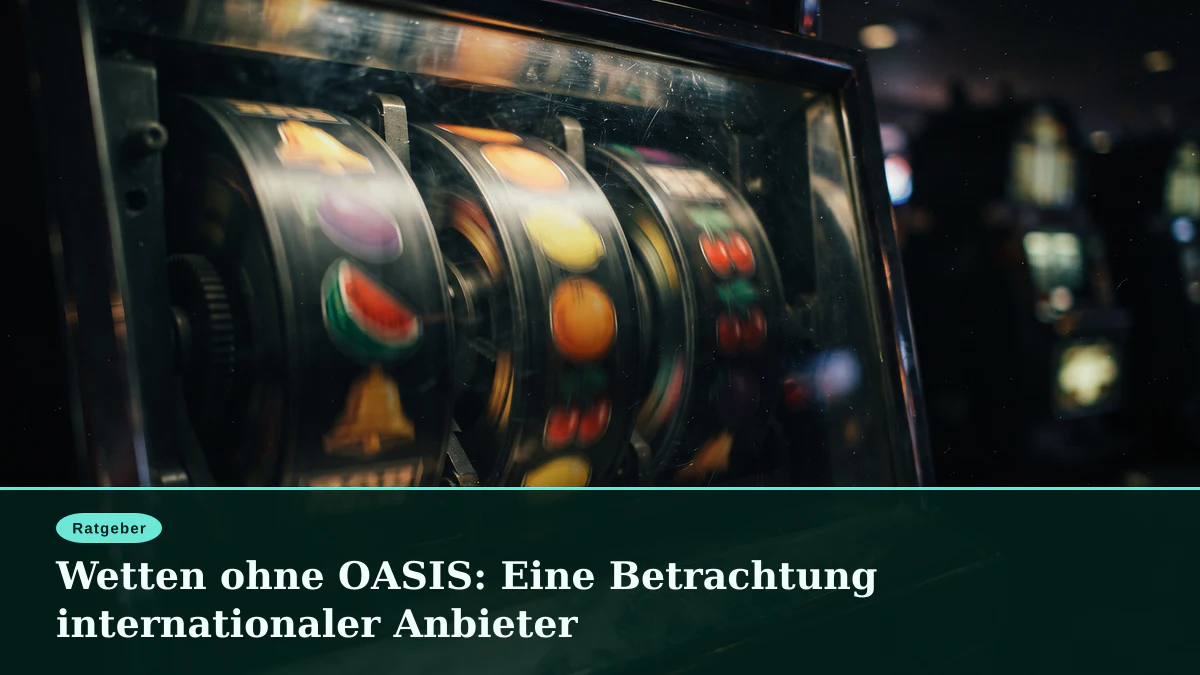 Wetten ohne OASIS: Eine Betrachtung internationaler Anbieter
