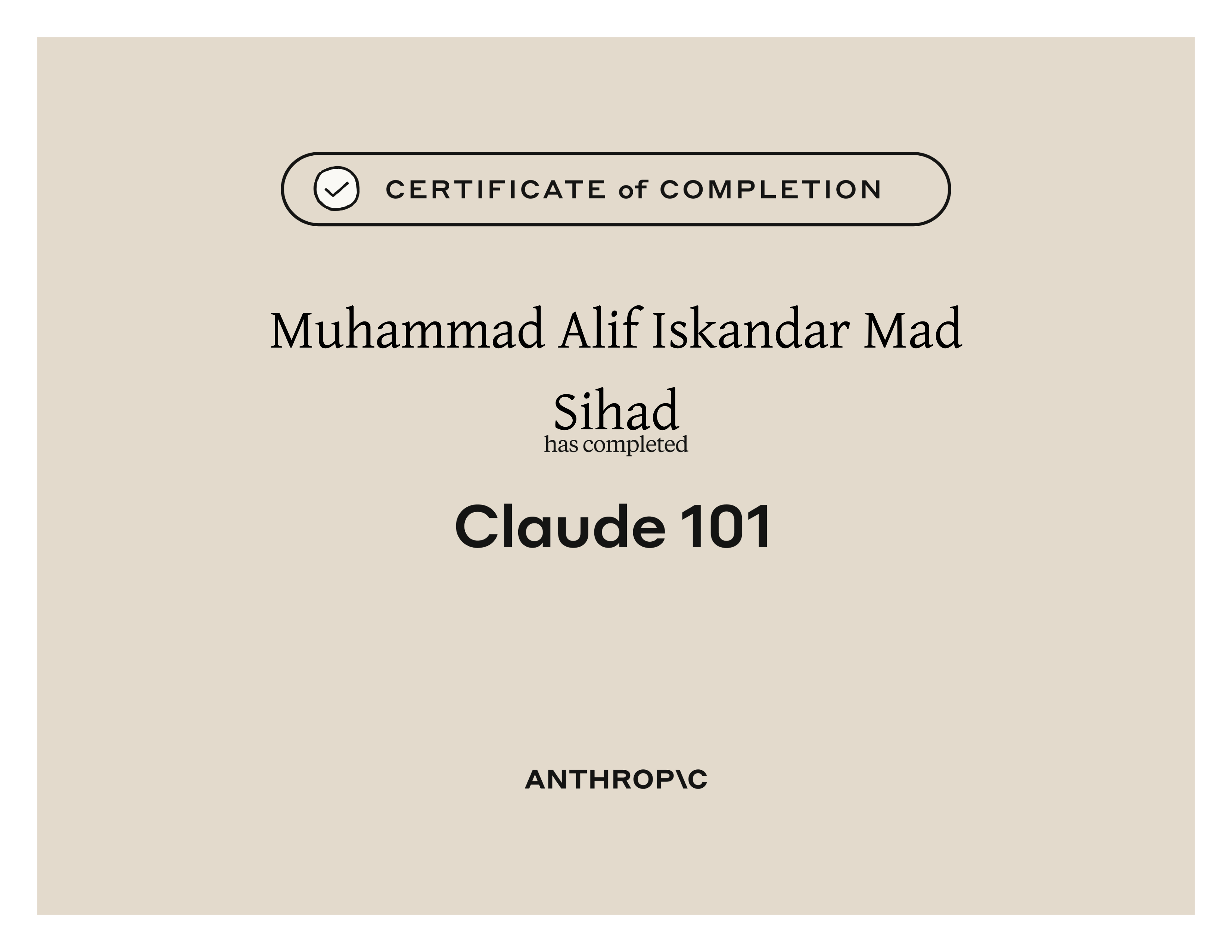 CLAUDE 101