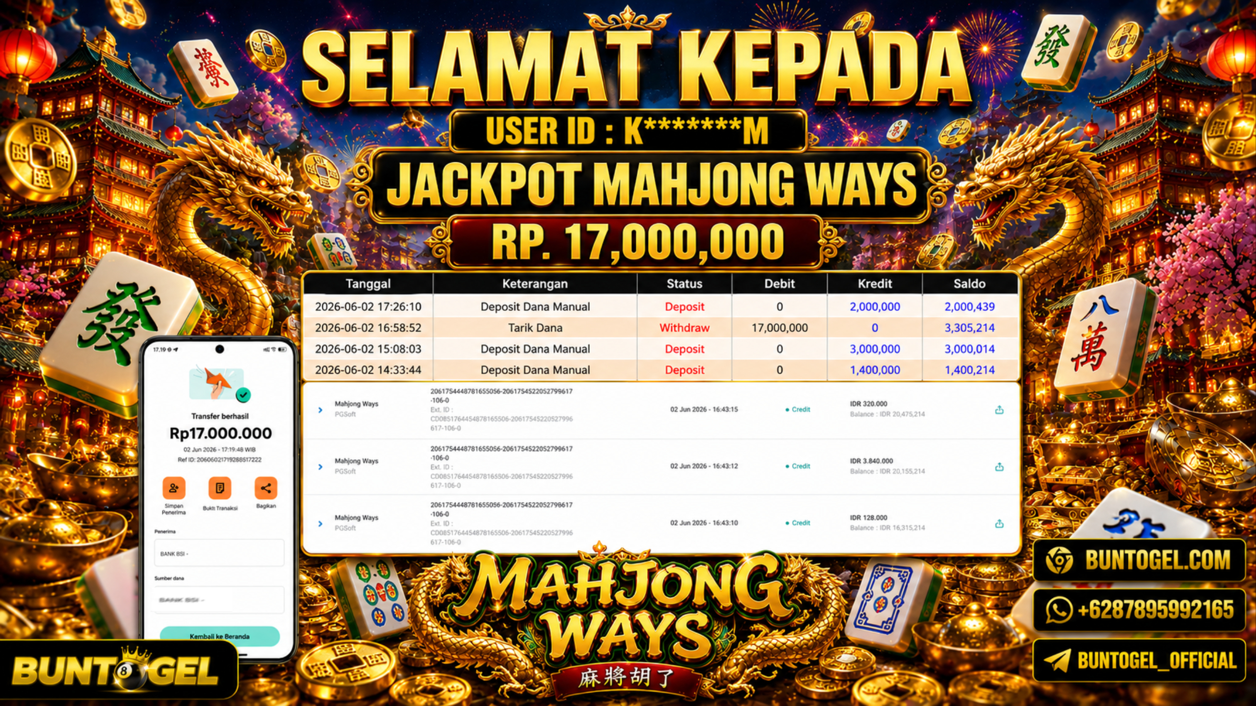 BUKTI BAYAR BUNTOGEL
