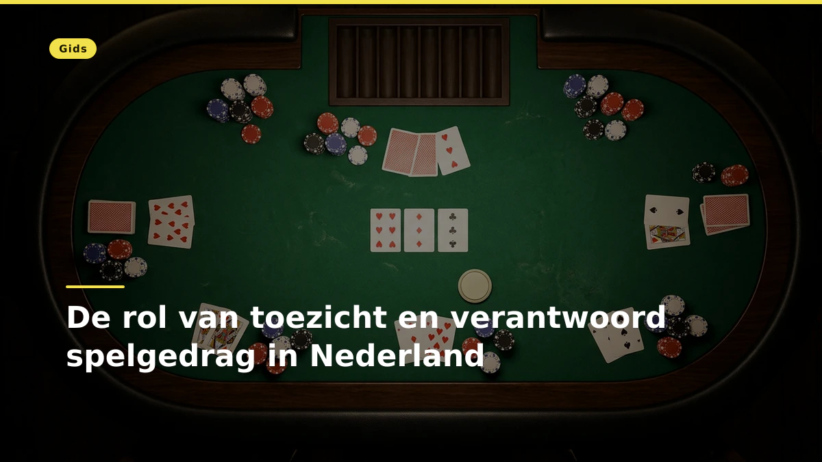 De rol van toezicht en verantwoord spelgedrag in Nederland