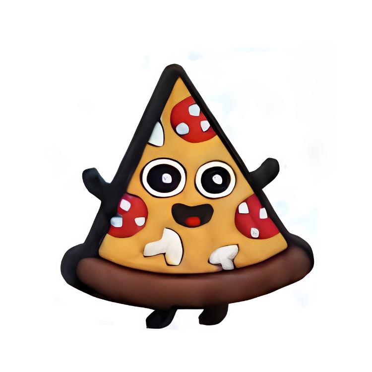 Pizza kawaii