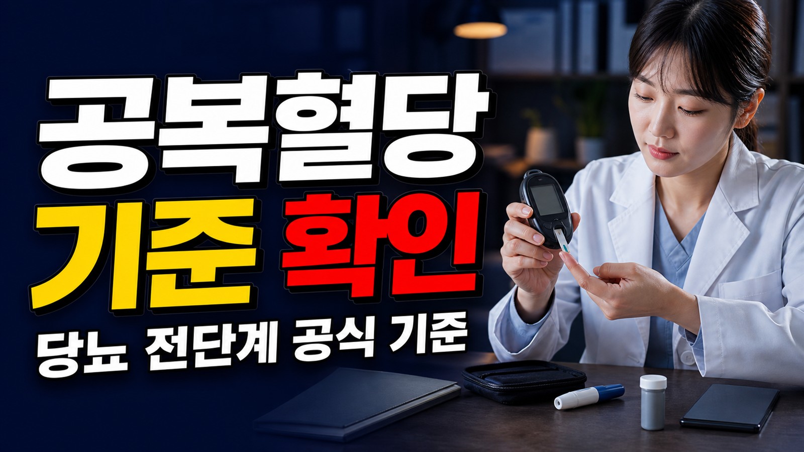 공복혈당 110이면 당뇨 전단계일까? 공식 기준으로 확인 관련 핵심 정보를 상징적으로 보여주는 썸네일 이미지