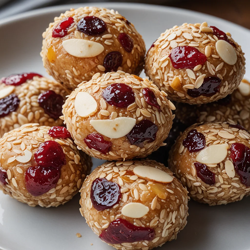 Cherry Cranberry Energy Balls