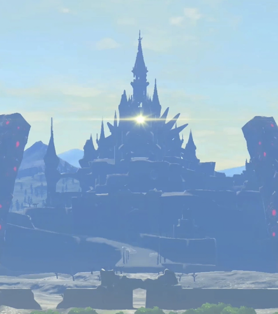 曠野之息海拉魯城堡遠景