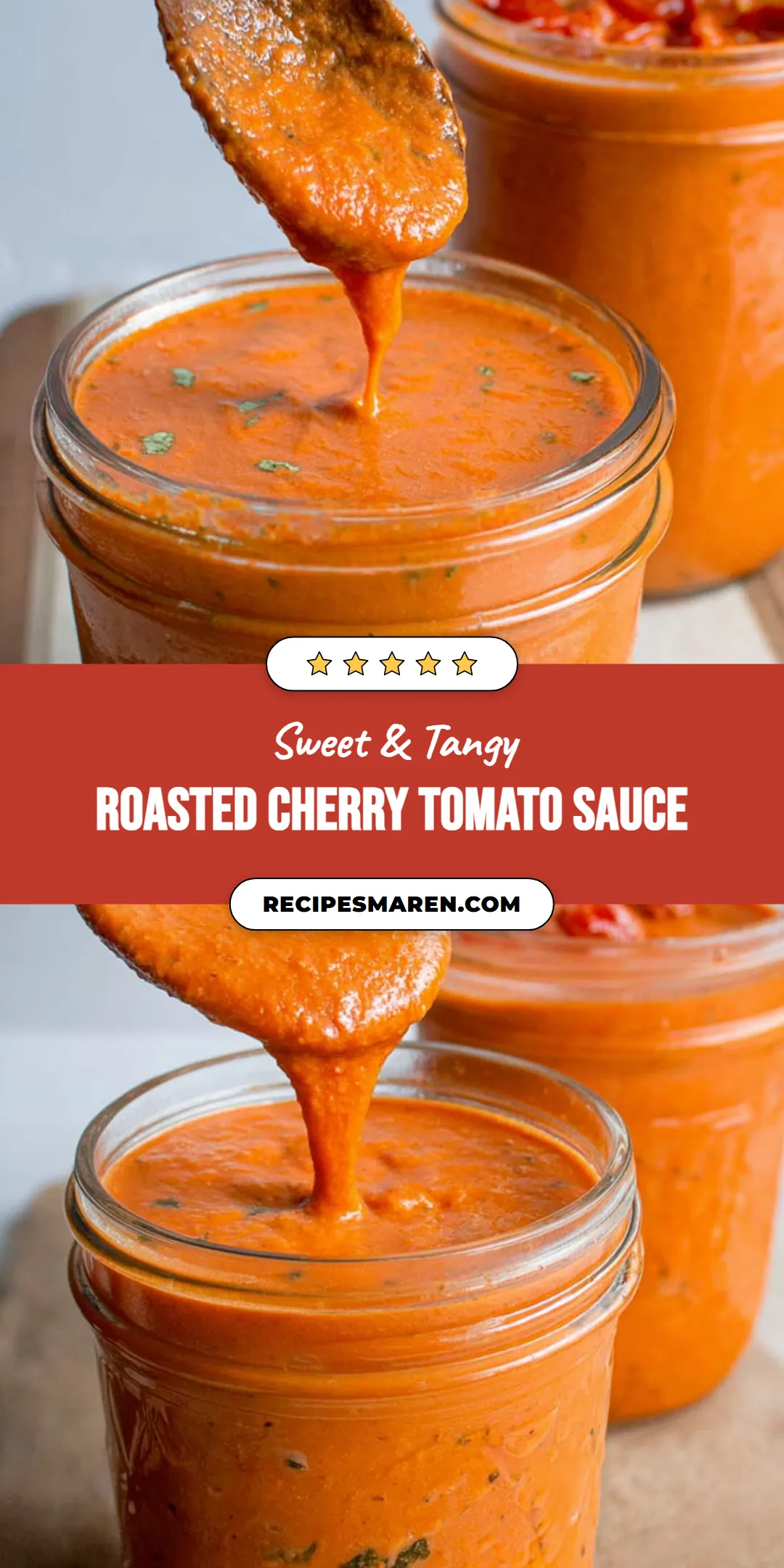 Discover the delightful taste of homemade roasted cherry tomato sauce that's sure to elevate your pasta dishes. This easy recipe combines the sweetness of cherry tomatoes with aromatic herbs, creating a rich sauce that complements any meal. Perfect for weeknight dinners or weekend gatherings, this sauce is simple to prepare and can be made in just a few steps. Click for the full recipe.