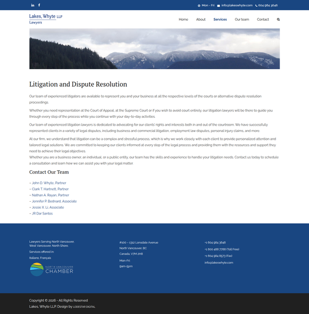 Whether you are a business owner, an individual, or a public entity, our team has the skills and experience to handle your litigation needs. Contact us today to schedule a consultation and learn how we can assist you with your legal matter.
https://lakeswhyte.com/services/litigation-and-dispute-resolution-commercial-disputes/