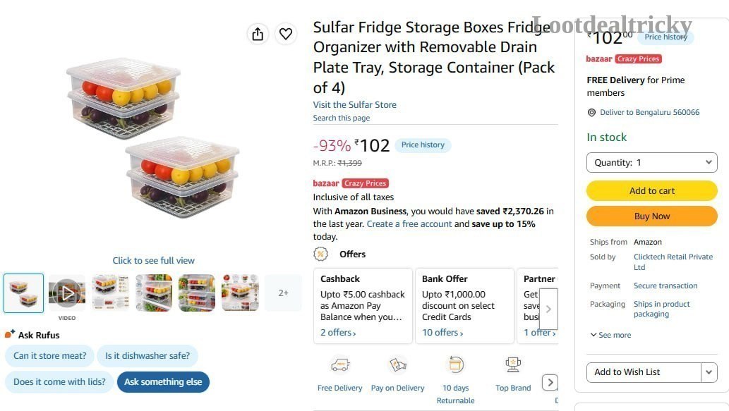 Storage Container Pack | Best Deal