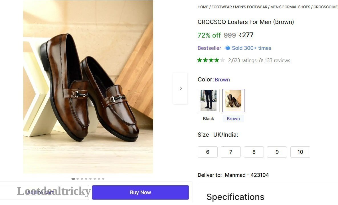 loafers For Men – Just ₹277 | Limited Time Loot Offer loafers For Men – Just ₹277 | Limited Time Loot Offer