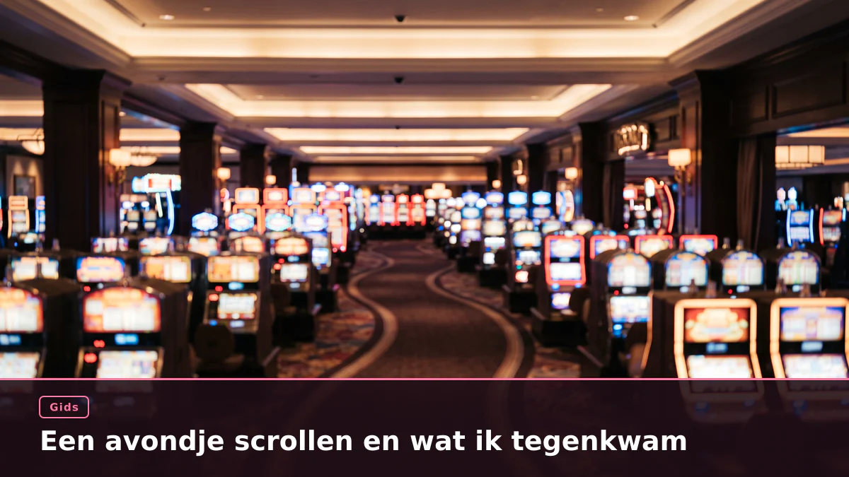 Een avondje scrollen en wat ik tegenkwam