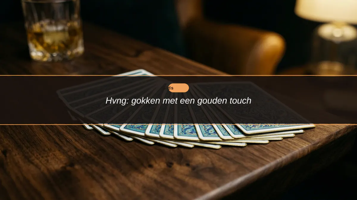Hvng: gokken met een gouden touch