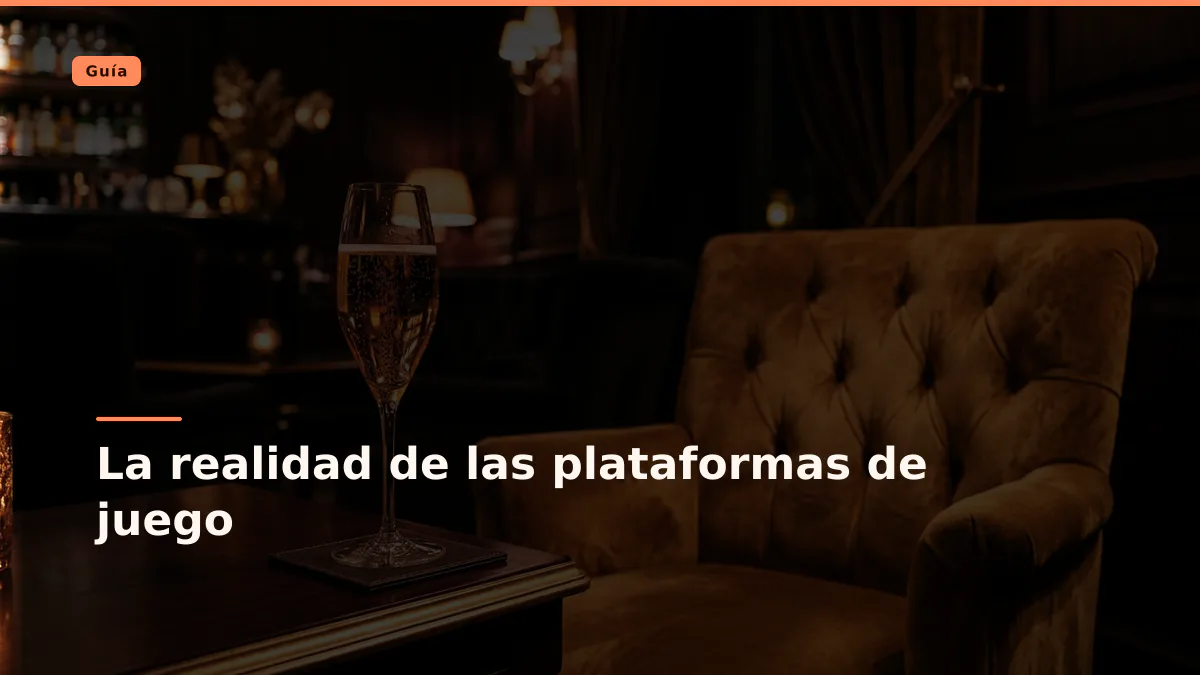 La realidad de las plataformas de juego