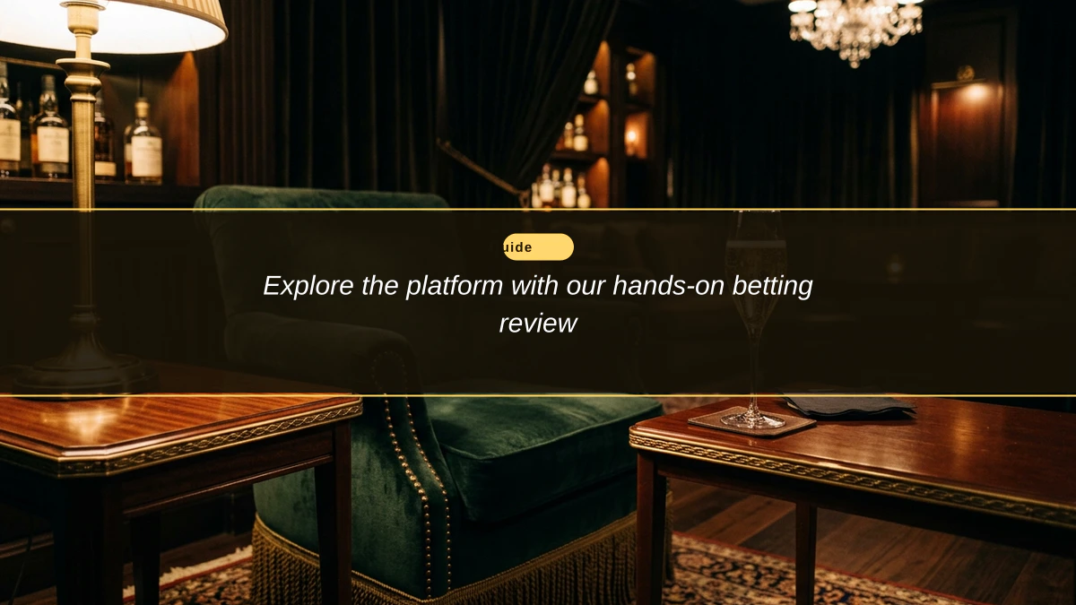 Explore the platform with our hands-on betting review