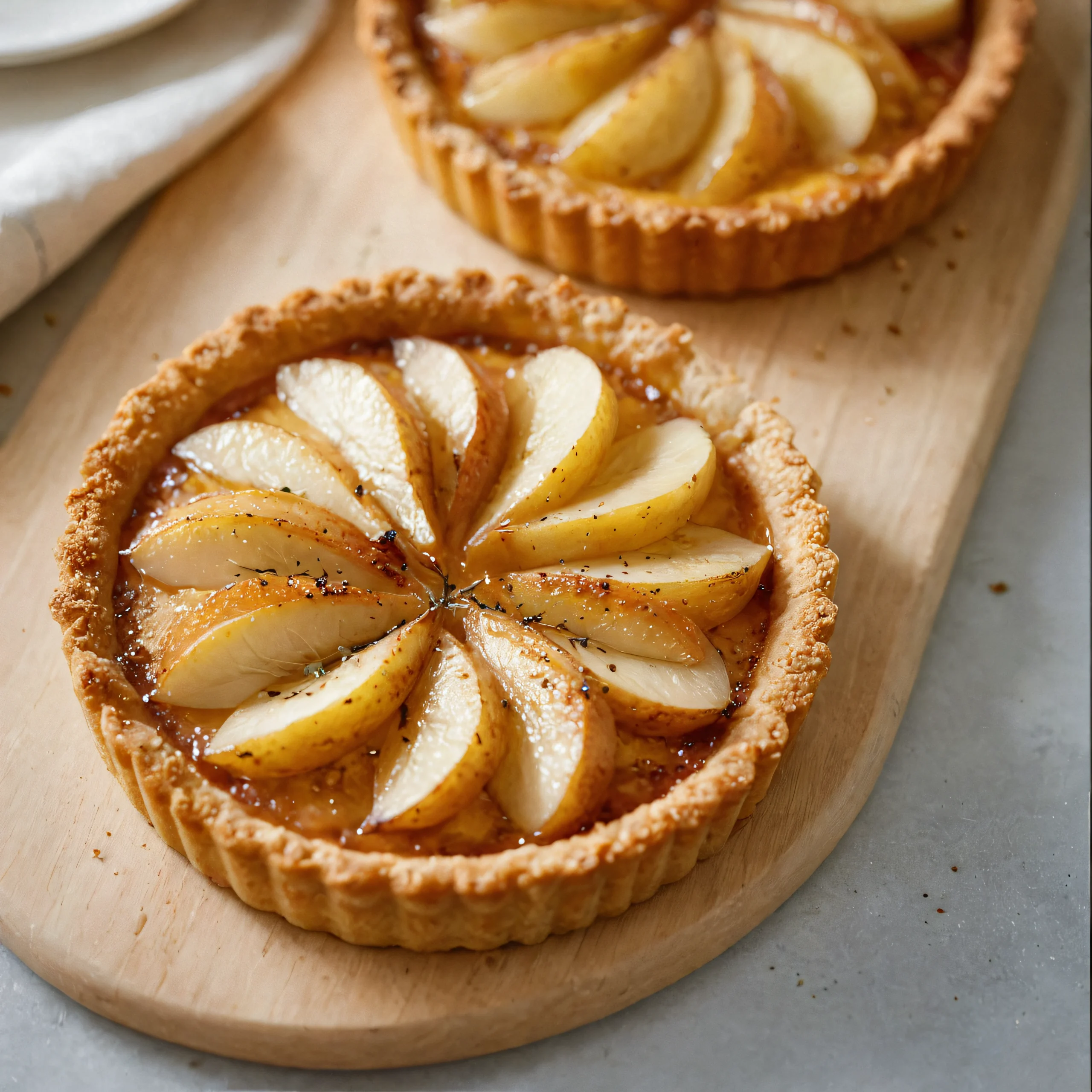 Pear Tart with Browned Butter Recipe