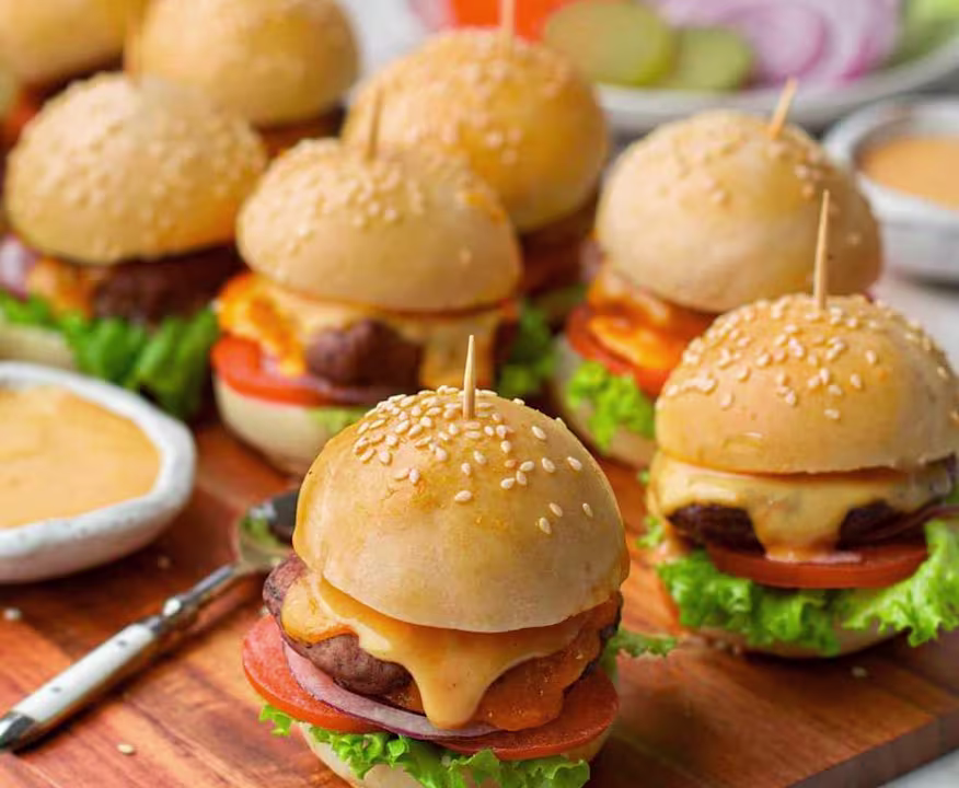Mini cheese burger