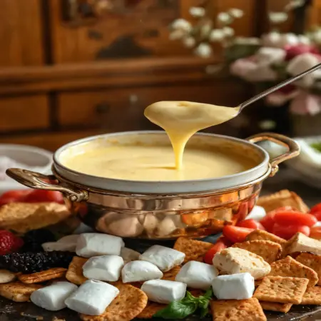 How to Make Creamy Cheesecake Fondue