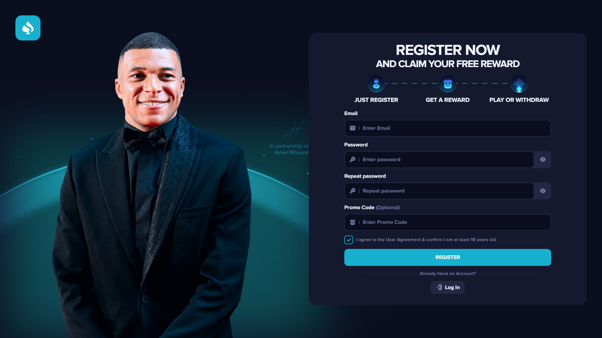 Forensic screenshot of [REDACTED] showing the phishing page layout