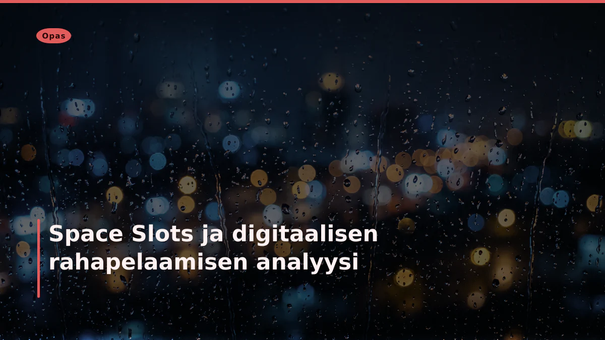 Space Slots ja digitaalisen rahapelaamisen analyysi