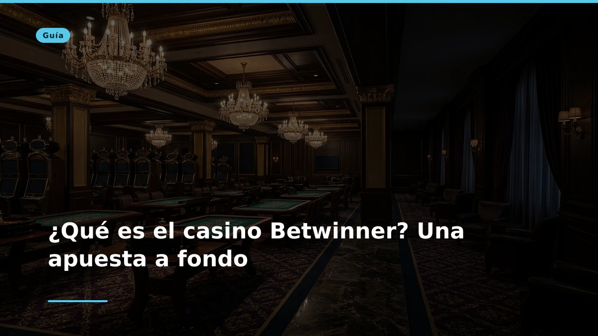 ¿Qué es el casino Betwinner? Una apuesta a fondo