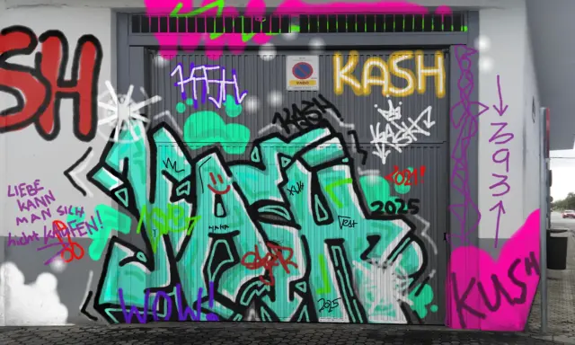 Graffiti artwork by KASH