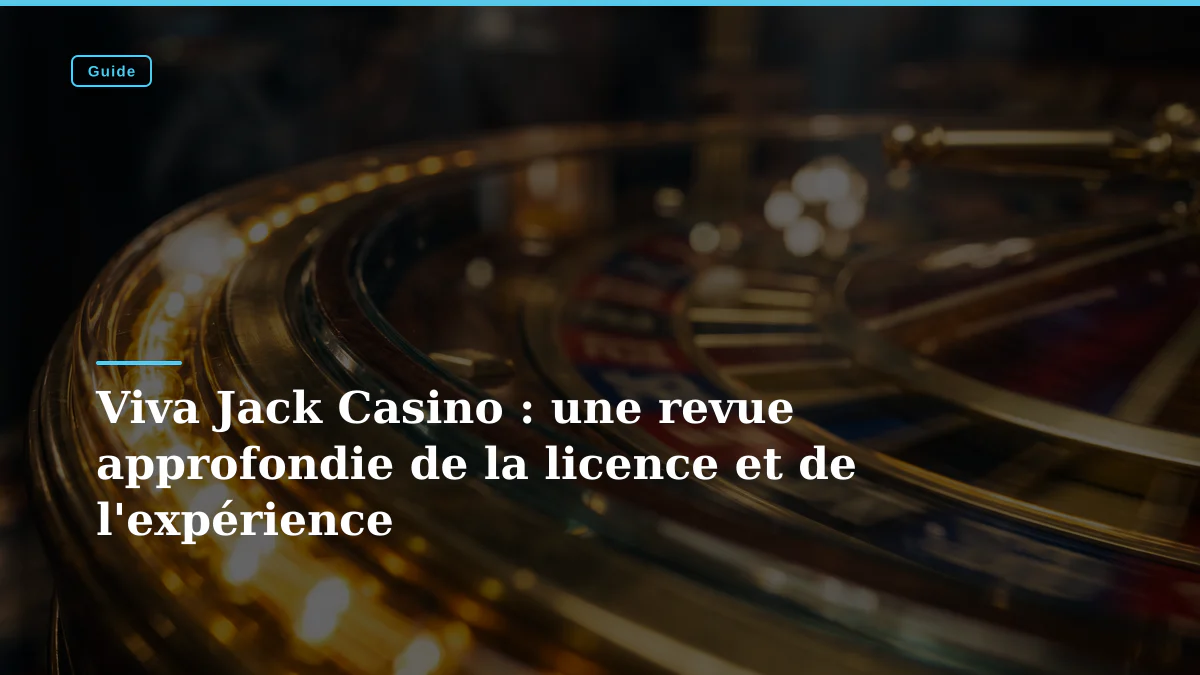 Viva Jack Casino : une revue approfondie de la licence et de l'expérience