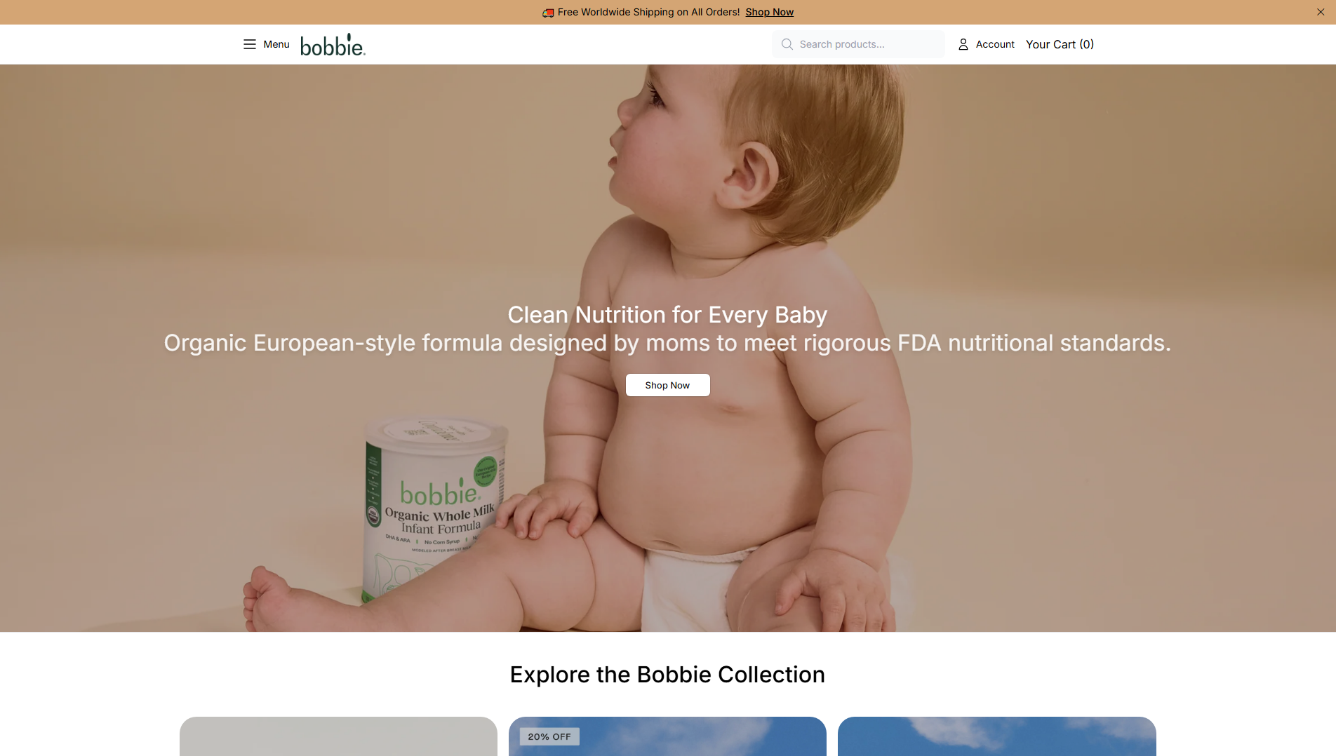 Stored capture of biebaby.shop