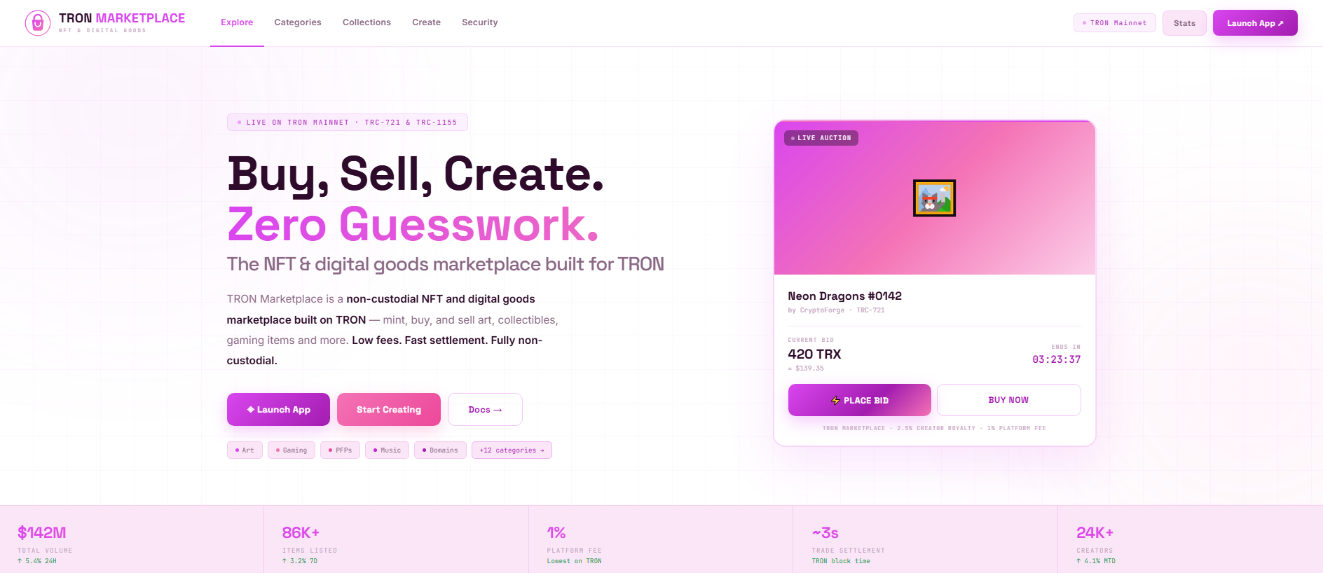 Stored capture of tron-marketplace.com
