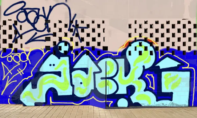 Graffiti artwork by Bab