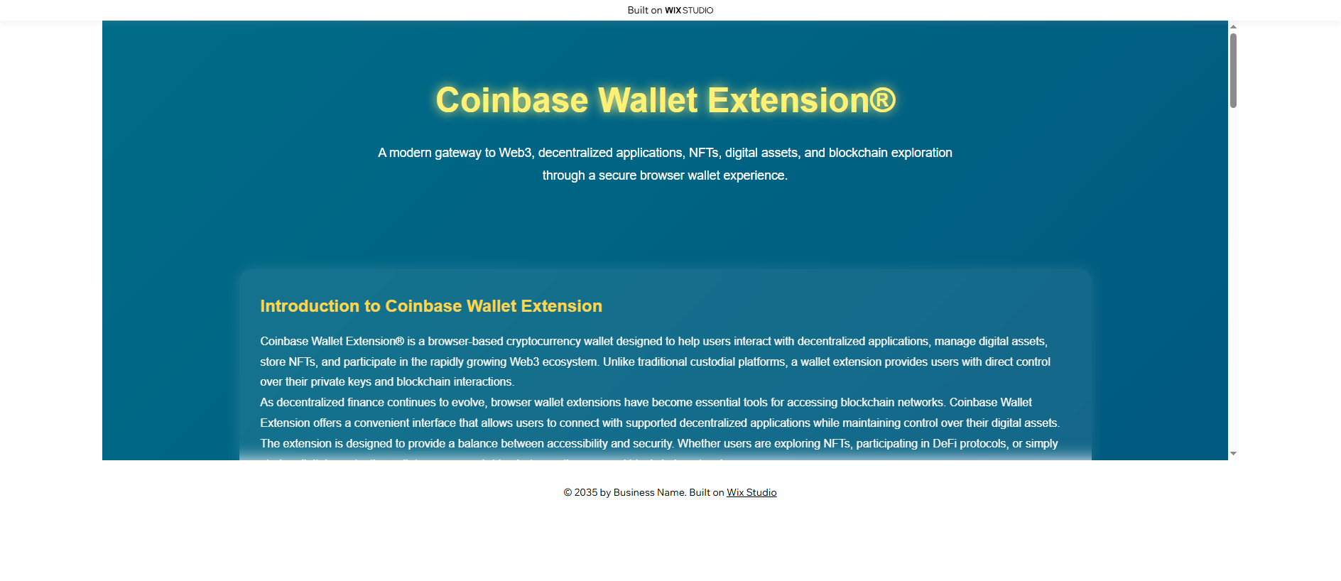 Stored capture of extnsoins-baseapps.wixstudio.com