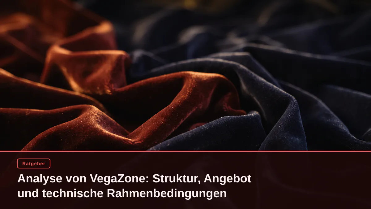 Analyse von VegaZone: Struktur, Angebot und technische Rahmenbedingungen