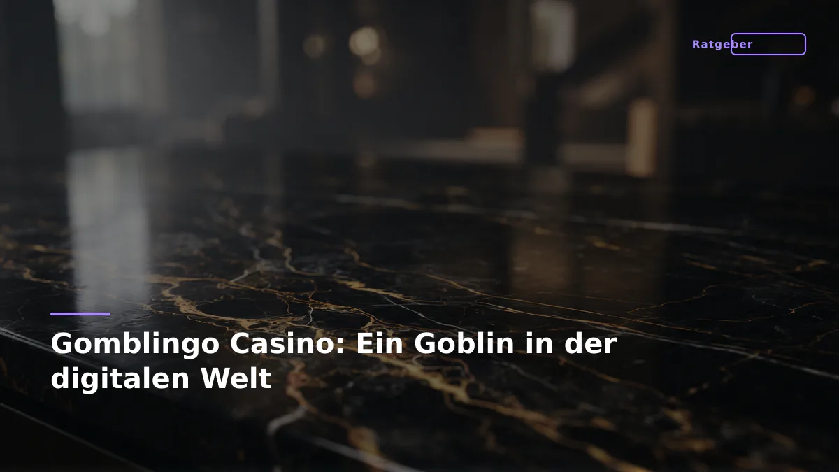 Gomblingo Casino: Ein Goblin in der digitalen Welt