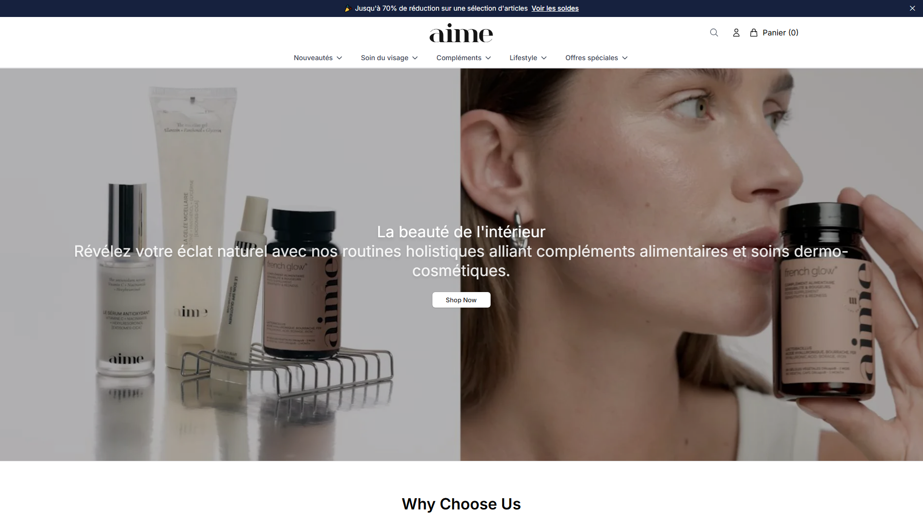 Stored capture of aimeboutique.shop