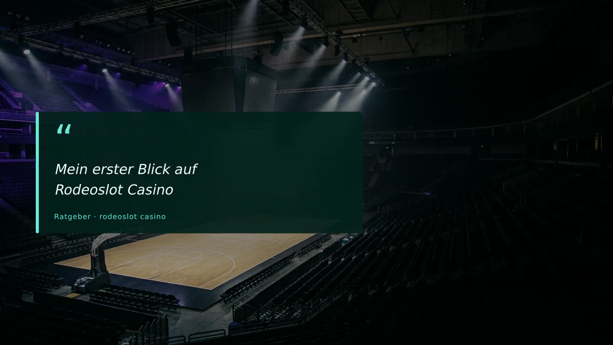 Mein erster Blick auf Rodeoslot Casino