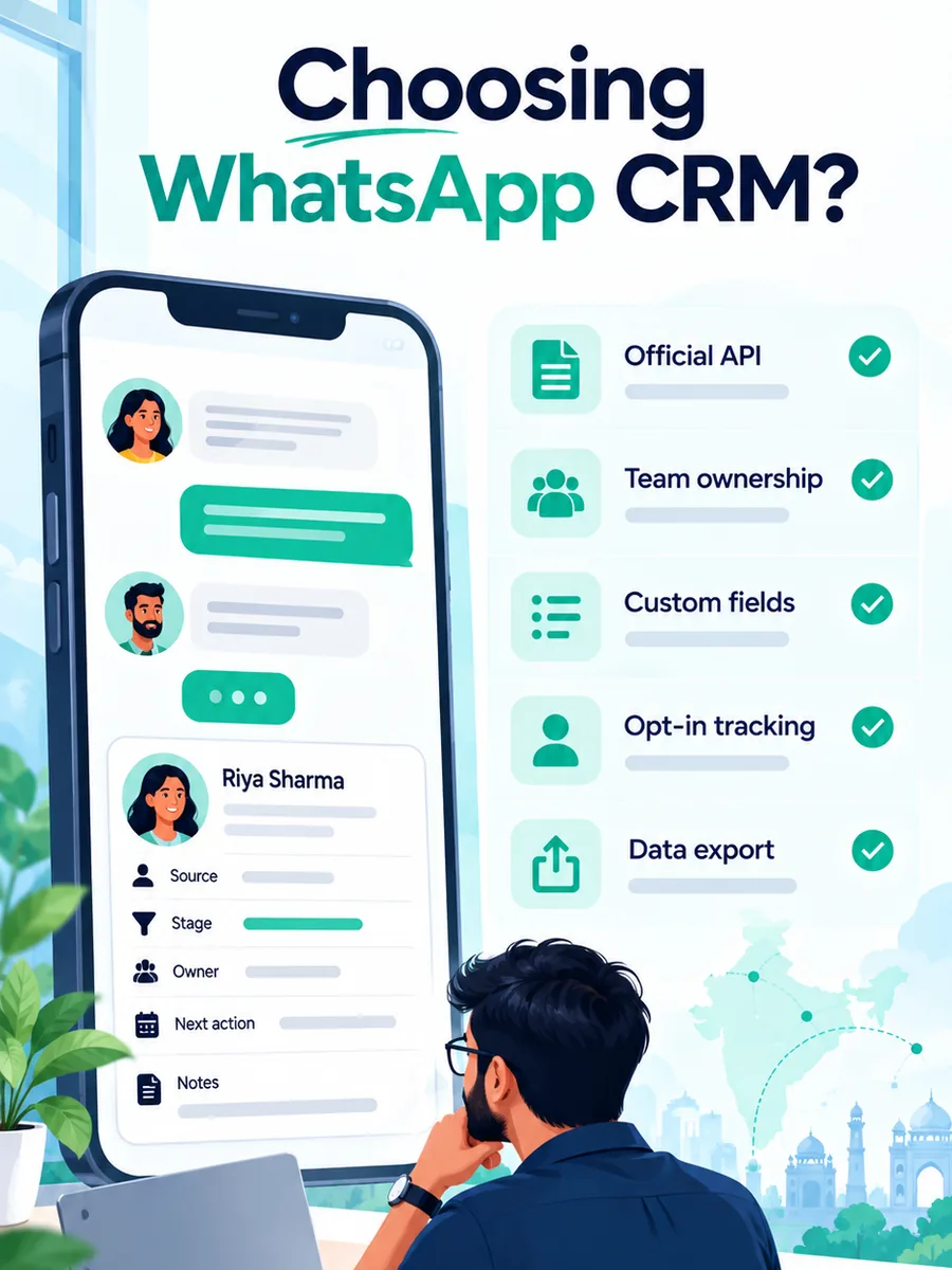 WhatsApp CRM buyer checklist
