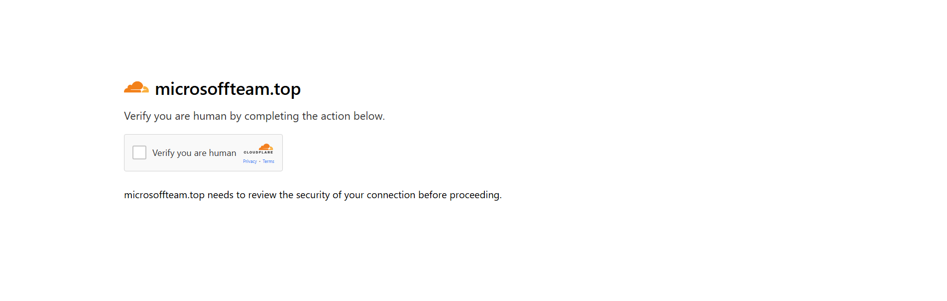 Forensic screenshot of [REDACTED] showing the phishing page layout