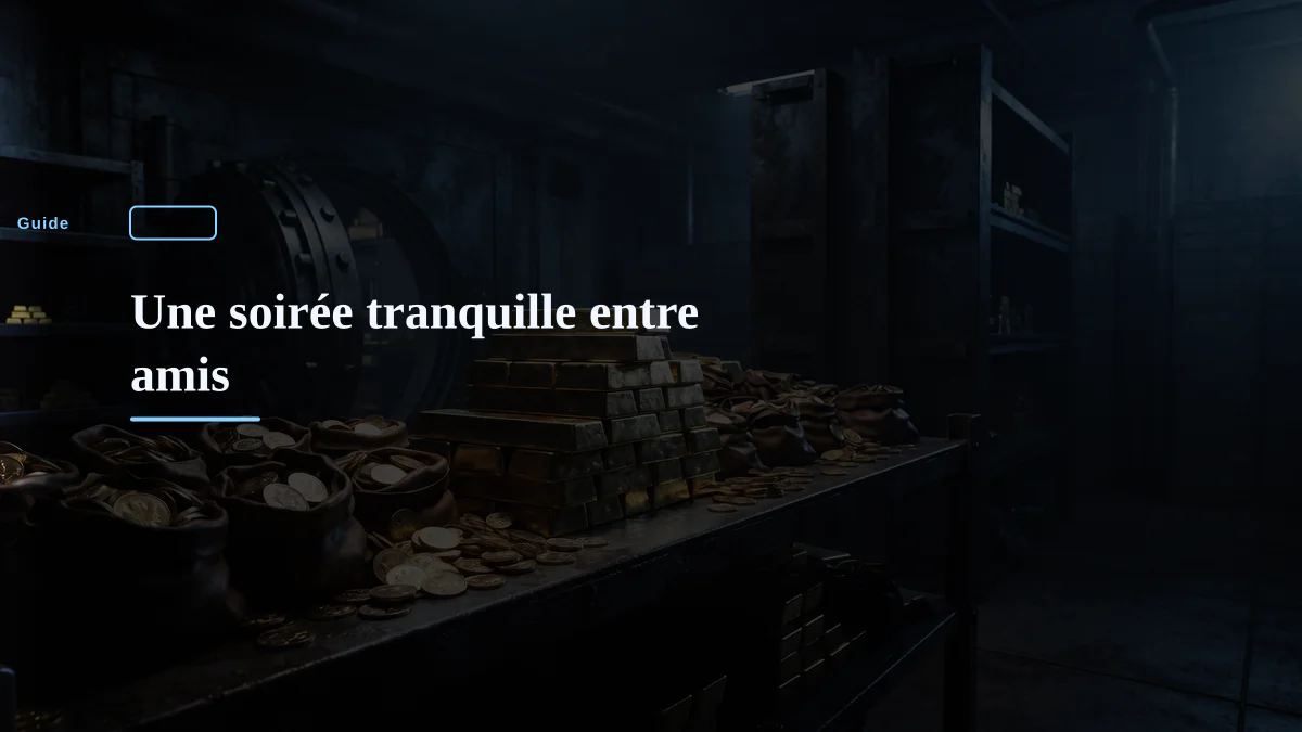 Une soirée tranquille entre amis